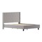 Merrick Lane Chenoa Upholstered Platform Bed with Button Tufted Headboard